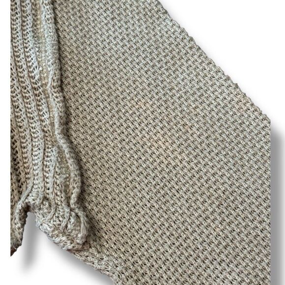 We The Free She's a Keeper Mock Neck Sweater Knit Oversized Tan Women’s Size S - Picture 9 of 12